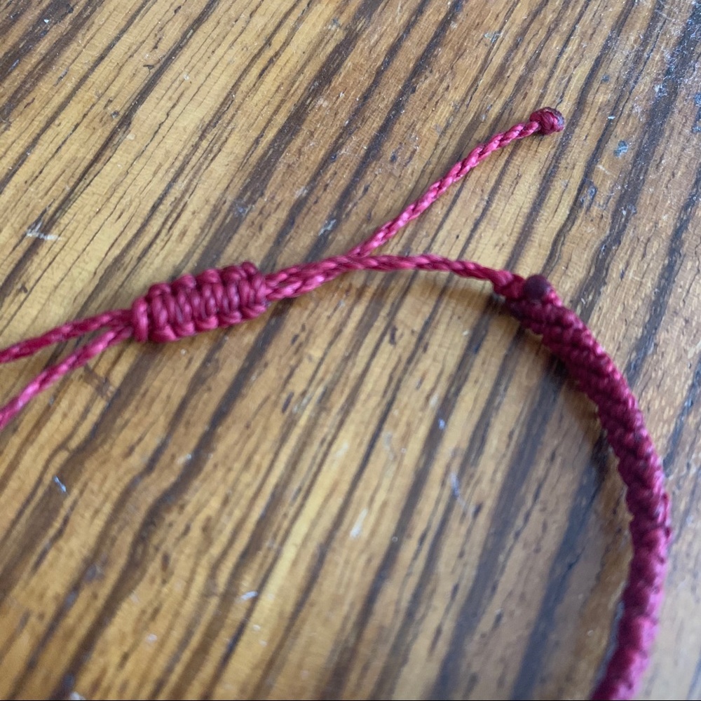 Red Choker Ceramic Statement Necklace Bracelet - image 6